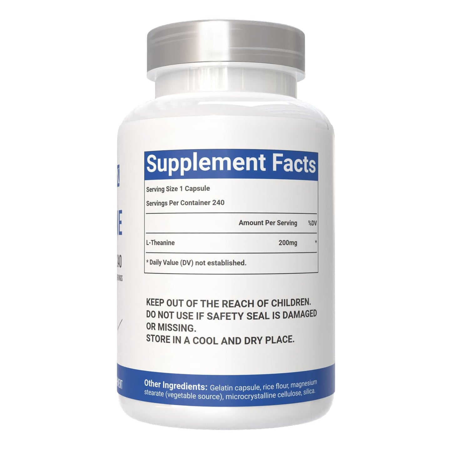 VitaCosmoX L-Theanine 250 mg Capsule 240 Count