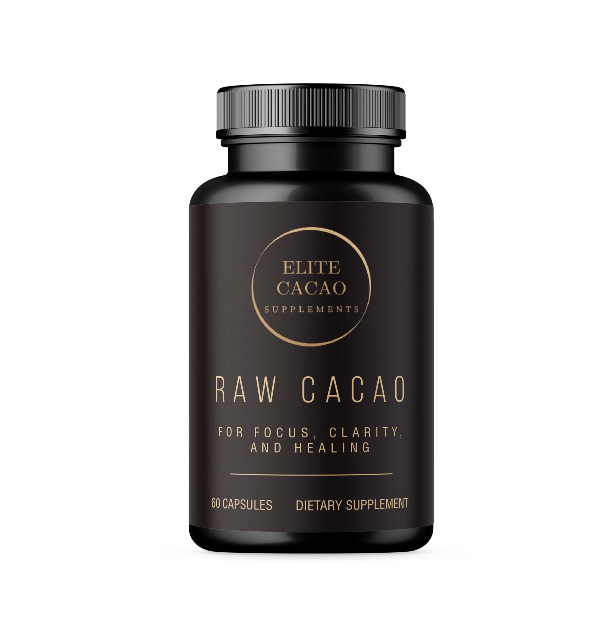 Generic Elite Cacao Memory & Clarity Supplement – Raw Cocoa Capsule, 60 Count