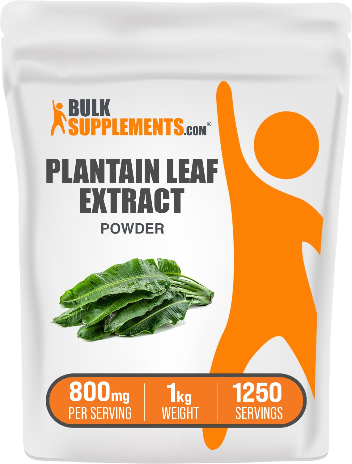BulkSupplements Plantain Leaf Extract Powder 35.2 oz