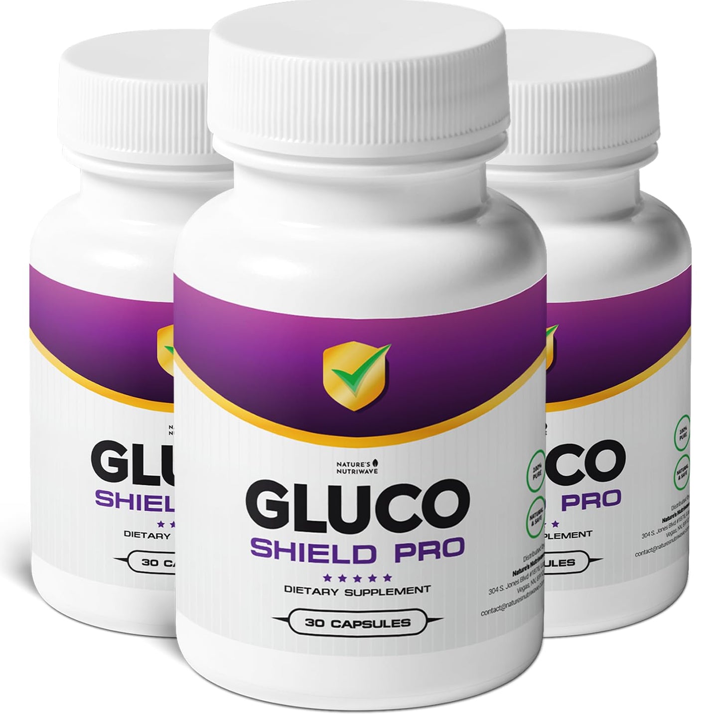 Nature’s NutriWave GlucoShield Pro B1, B2, B6, Magnesium & Zinc Capsule, 90 Capsules