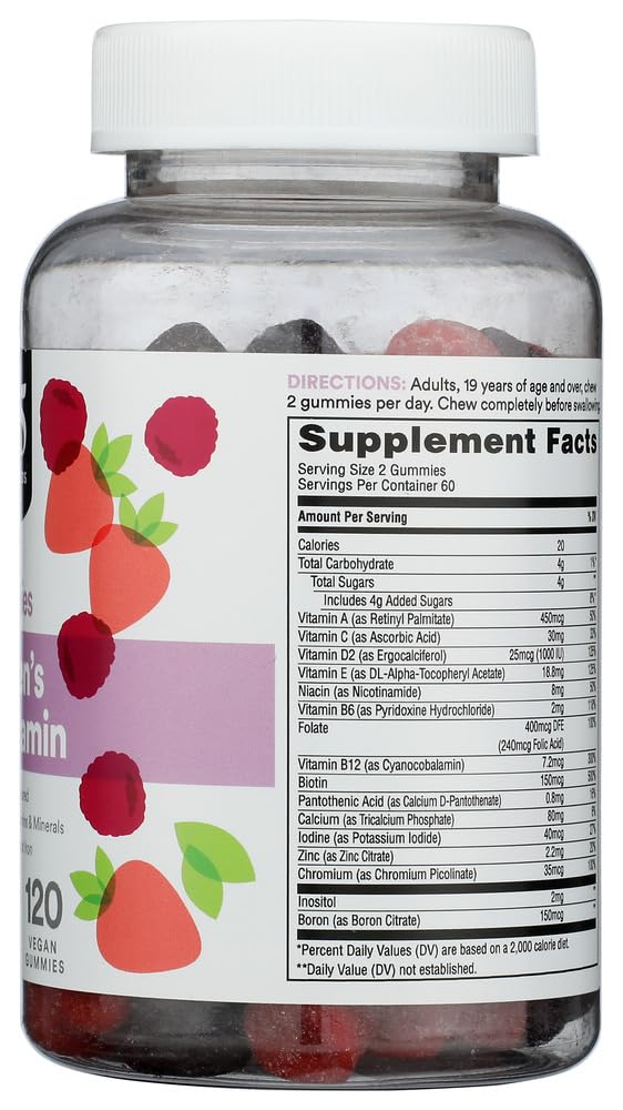 365 by Whole Foods Market Women's Multivitamin Gummy 120 Gummies