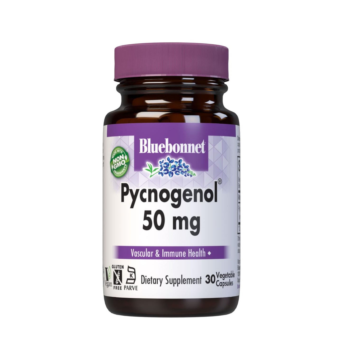 BlueBonnet Pycnogenol 50 mg Capsule, 30 Count