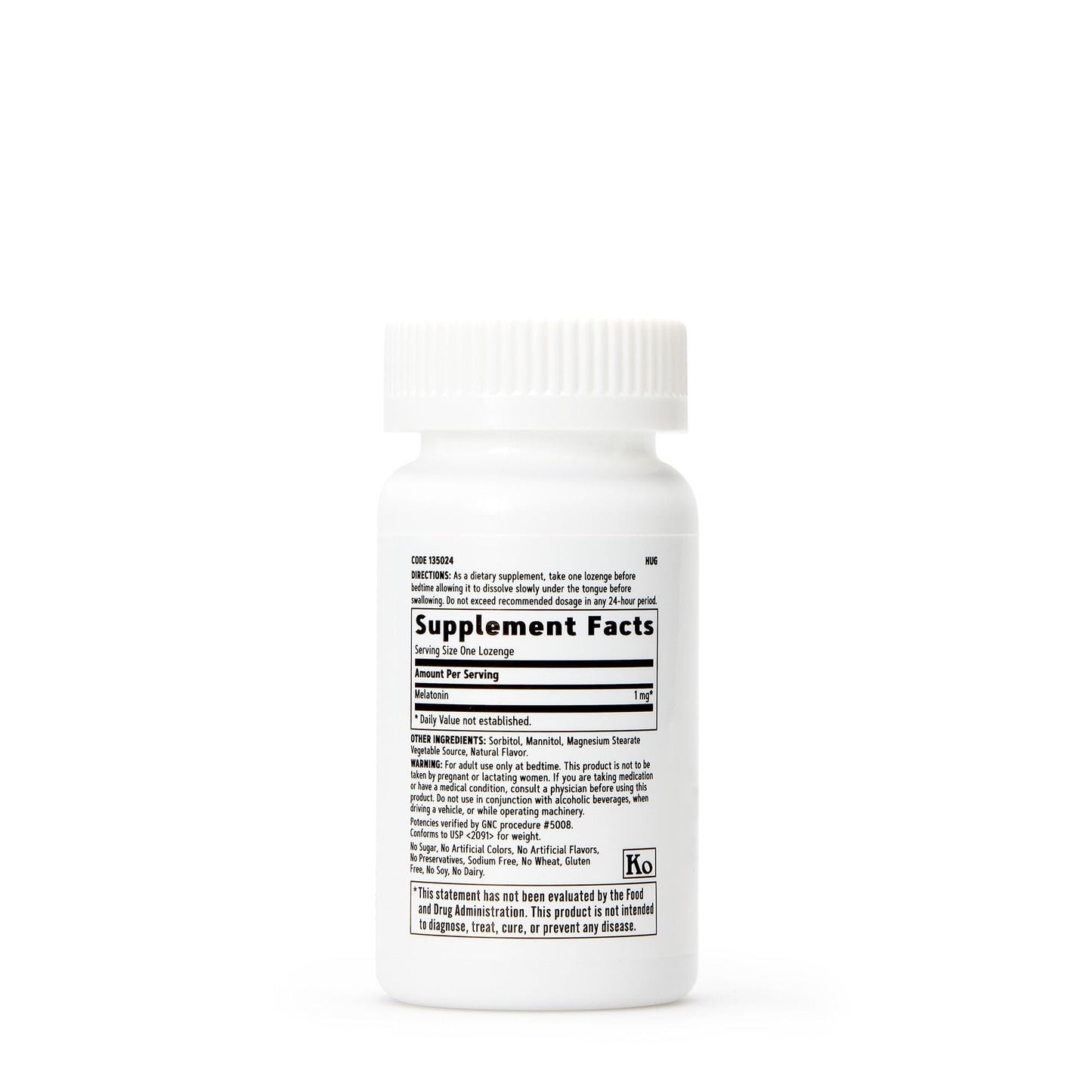 GNC Melatonin Lozenges 1mg Chewable 60