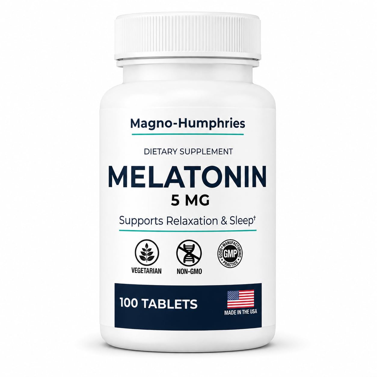 Magno-Humphries Melatonin 5 mg, 100 Tablets