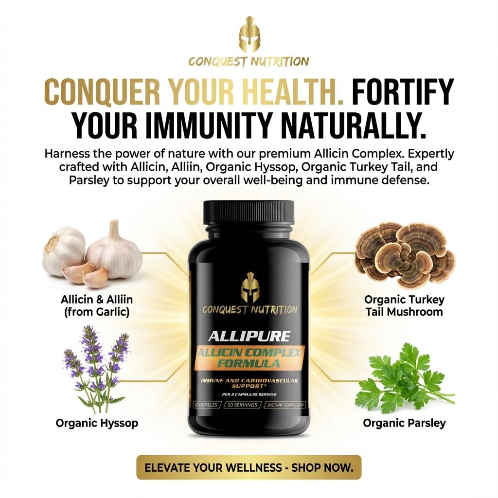 Conquest Nutrition AlliPure Allicin Complex Capsule 60 Count