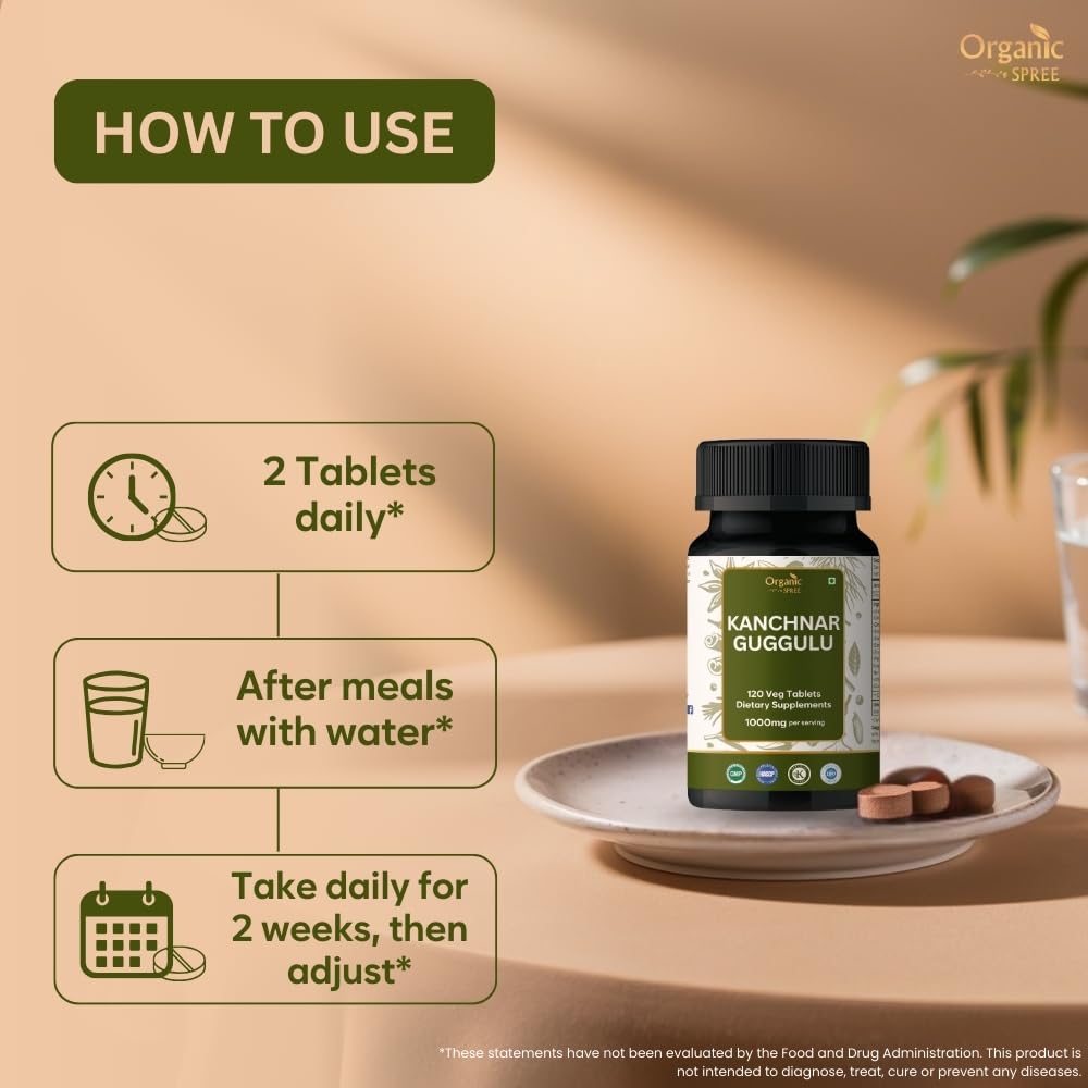 Organic Spree Kanchnar Guggulu Tablets 240