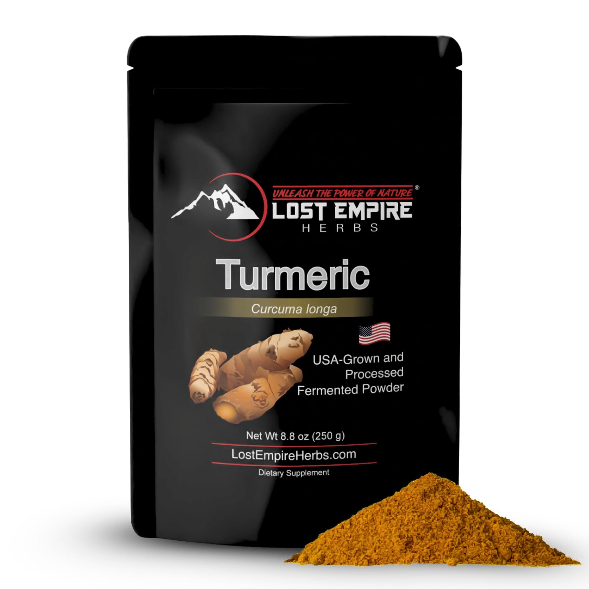 Lost Empire Herbs Fermented Turmeric Powder 8.82 oz