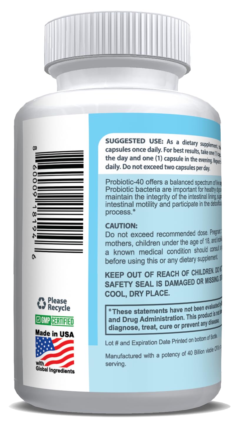 ENP Probiotic 40 Capsule 1 Count
