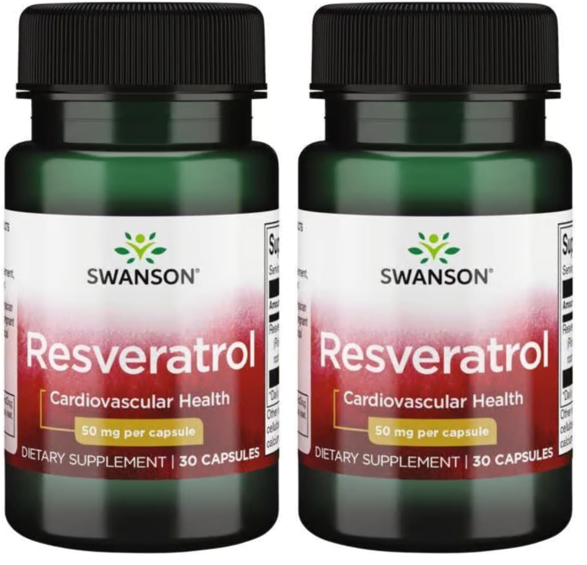 Swanson Resveratrol 50 mg Capsule, 60 Count