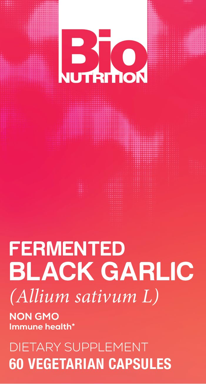 Bio Nutrition Fermented Black Garlic 60 Capsules