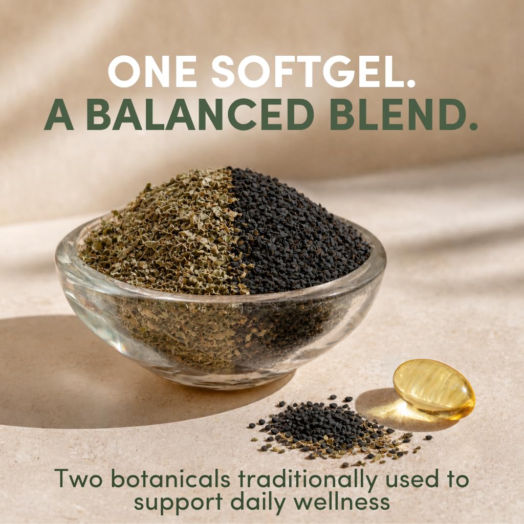 AROMAVITA Oregano & Black Seed Oil Softgels 60 Capsules
