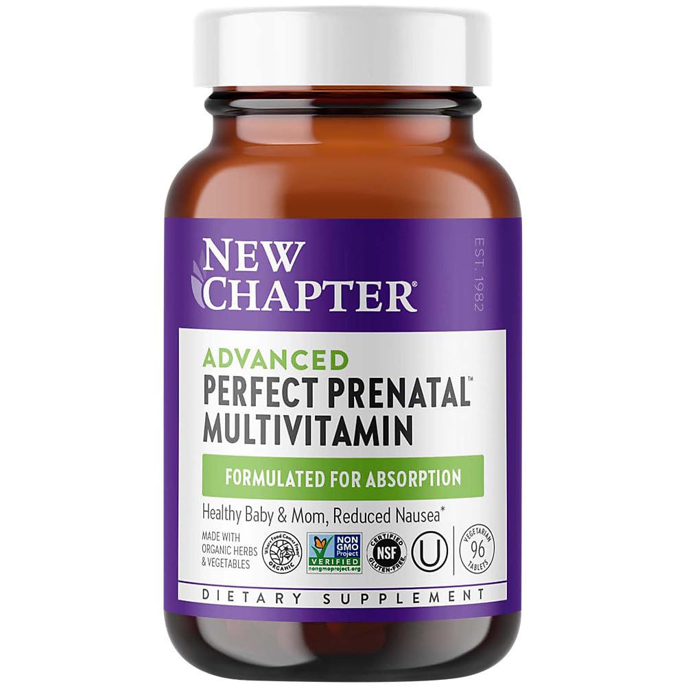 New Chapter Perfect Prenatal Vitamins Tablets 96 Count