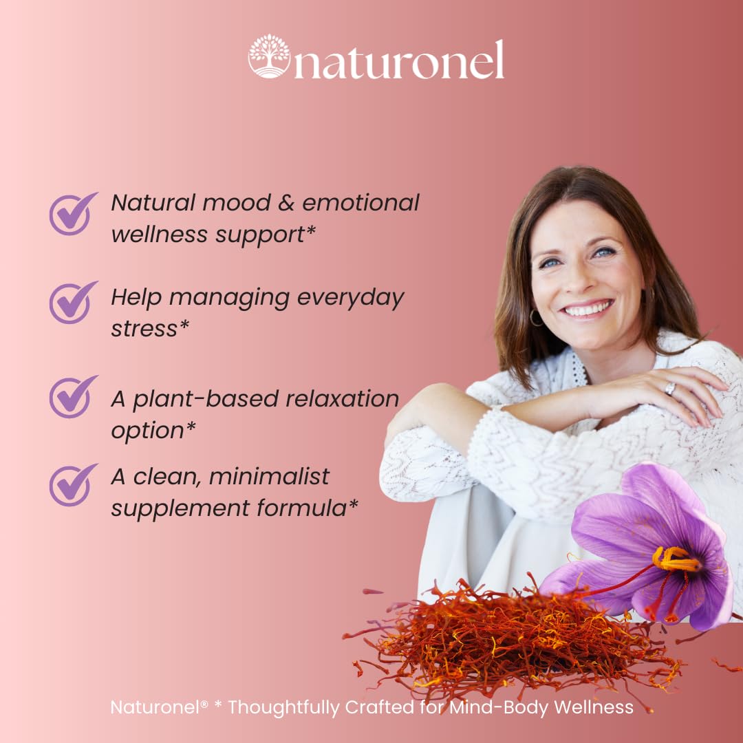 Naturonel Saffron Extract Capsules, 60 Count