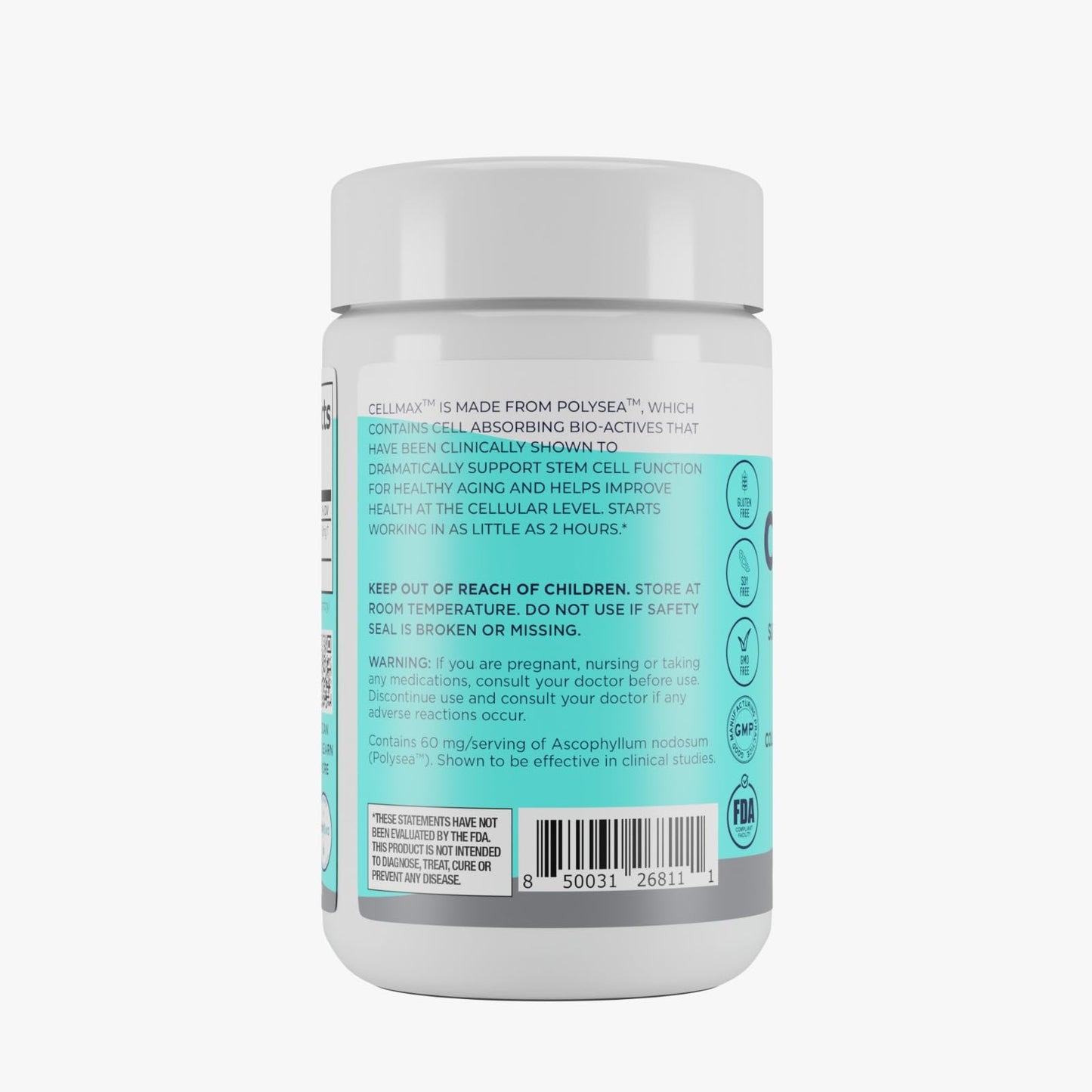 Omax3 Cellmax Healthy Aging Supplement 60 Capsules