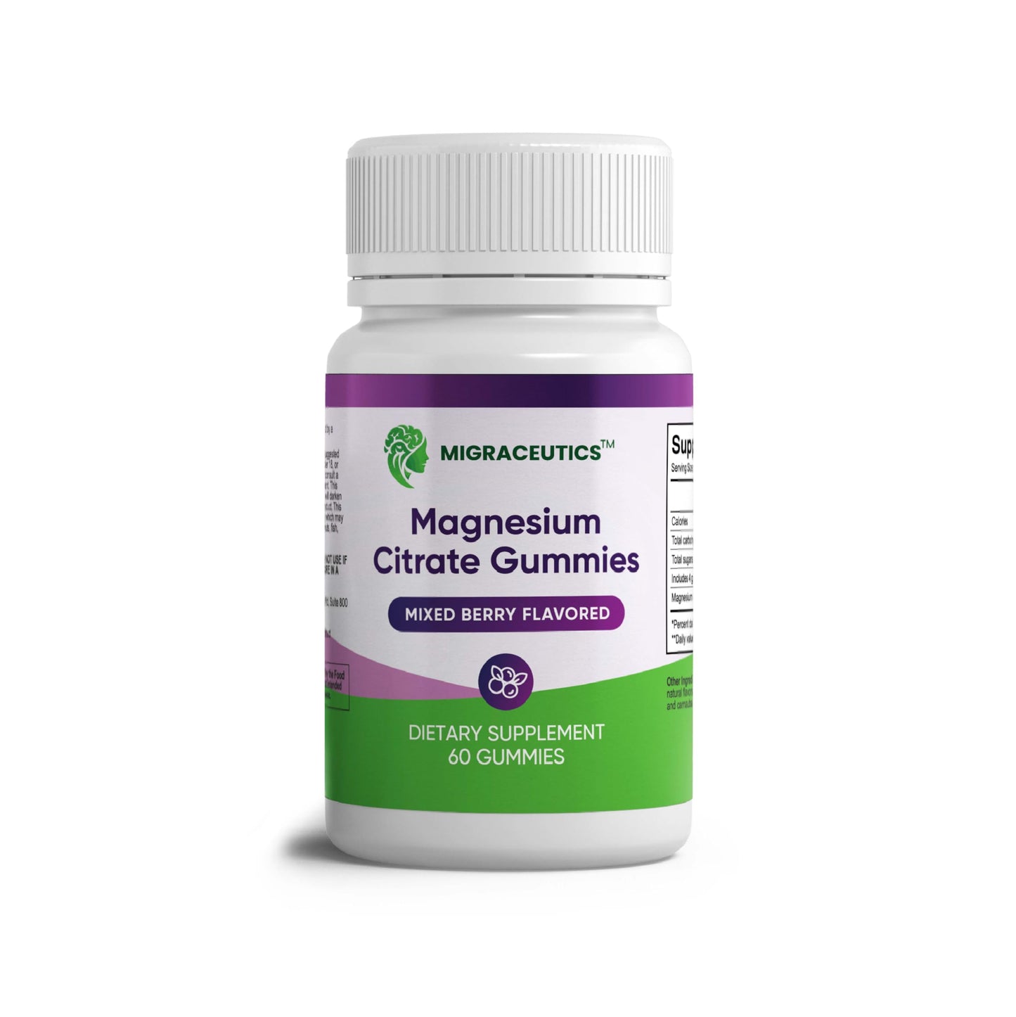 Migraceutics Magnesium Citrate Gummies 60 Count