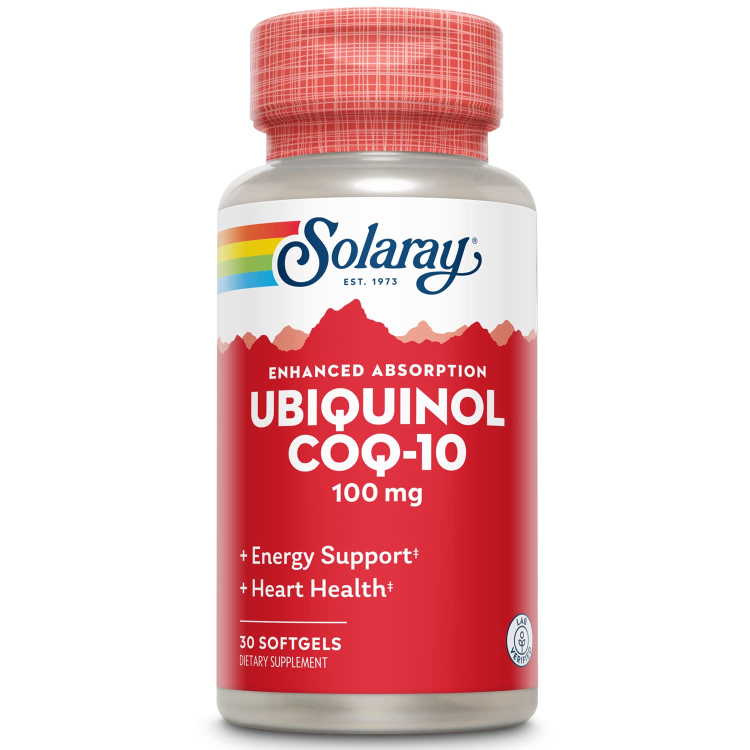 SOLARAY Ubiquinol CoQ-10 100mg Enhanced Absorption Softgels, 30 Softgels