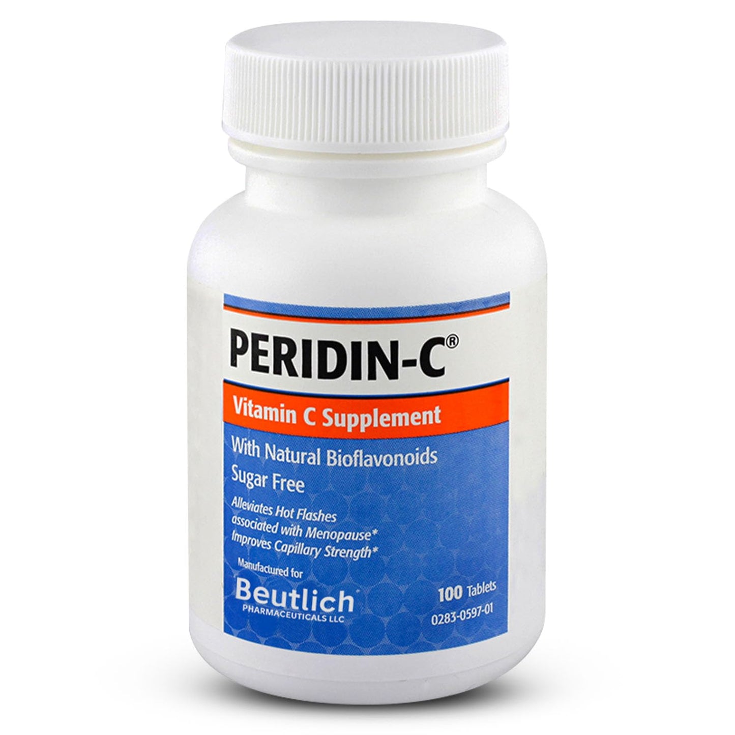 BEUTLICH Peridin-C Vitamin C Supplement, Citrus Bioflavonoids Blend, 100 Tablets