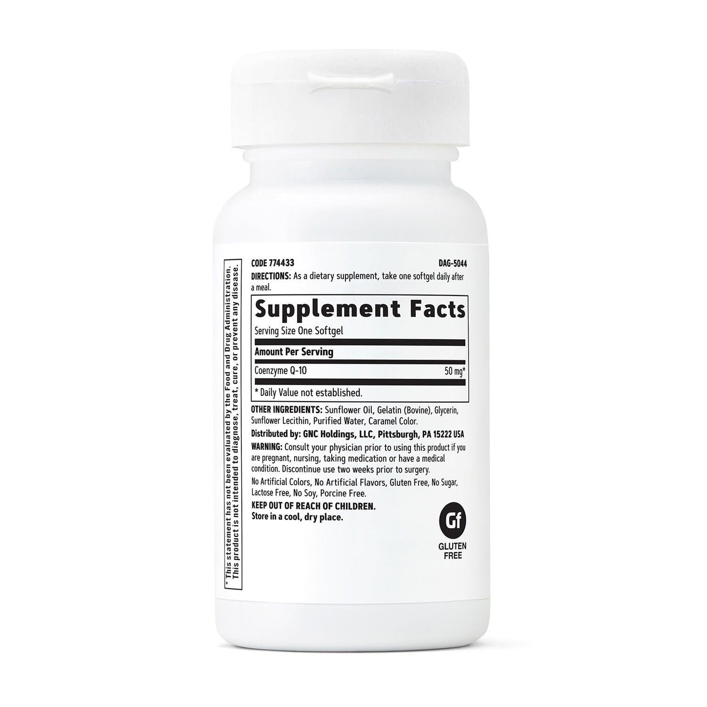 GNC CoQ-10 50mg Softgels 120 Count