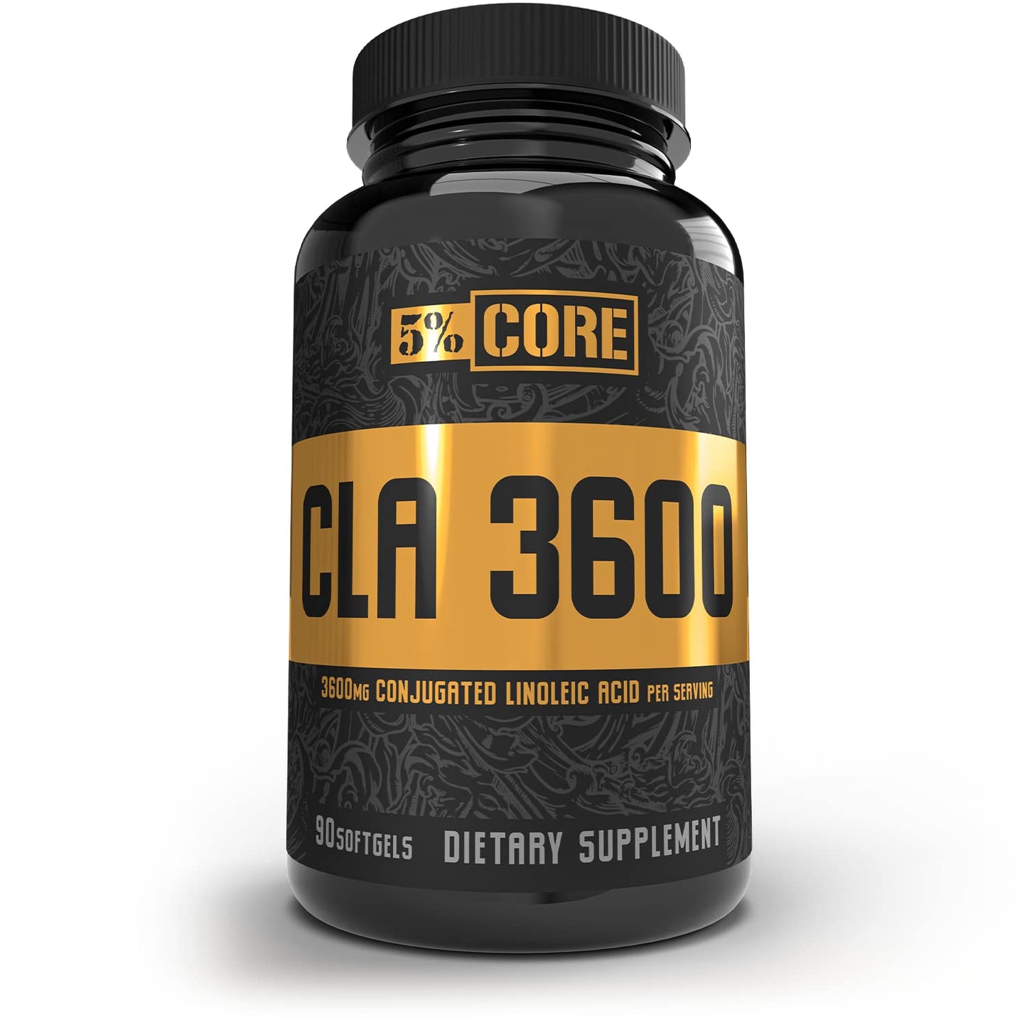 5% Nutrition Core CLA Supplement for Weight Loss, Metabolism Support & Muscle Preservation Softgels, 90 Count