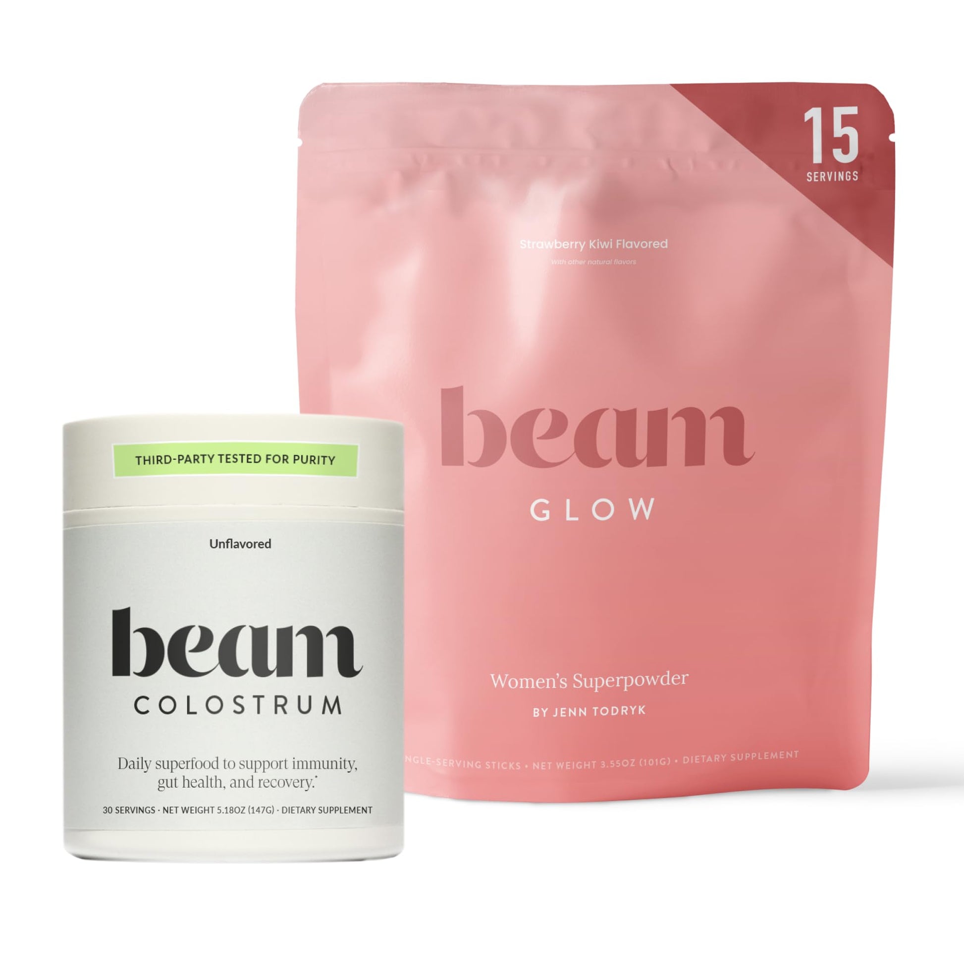 BEAM Glow + Colostrum Powder Bundle 9.12