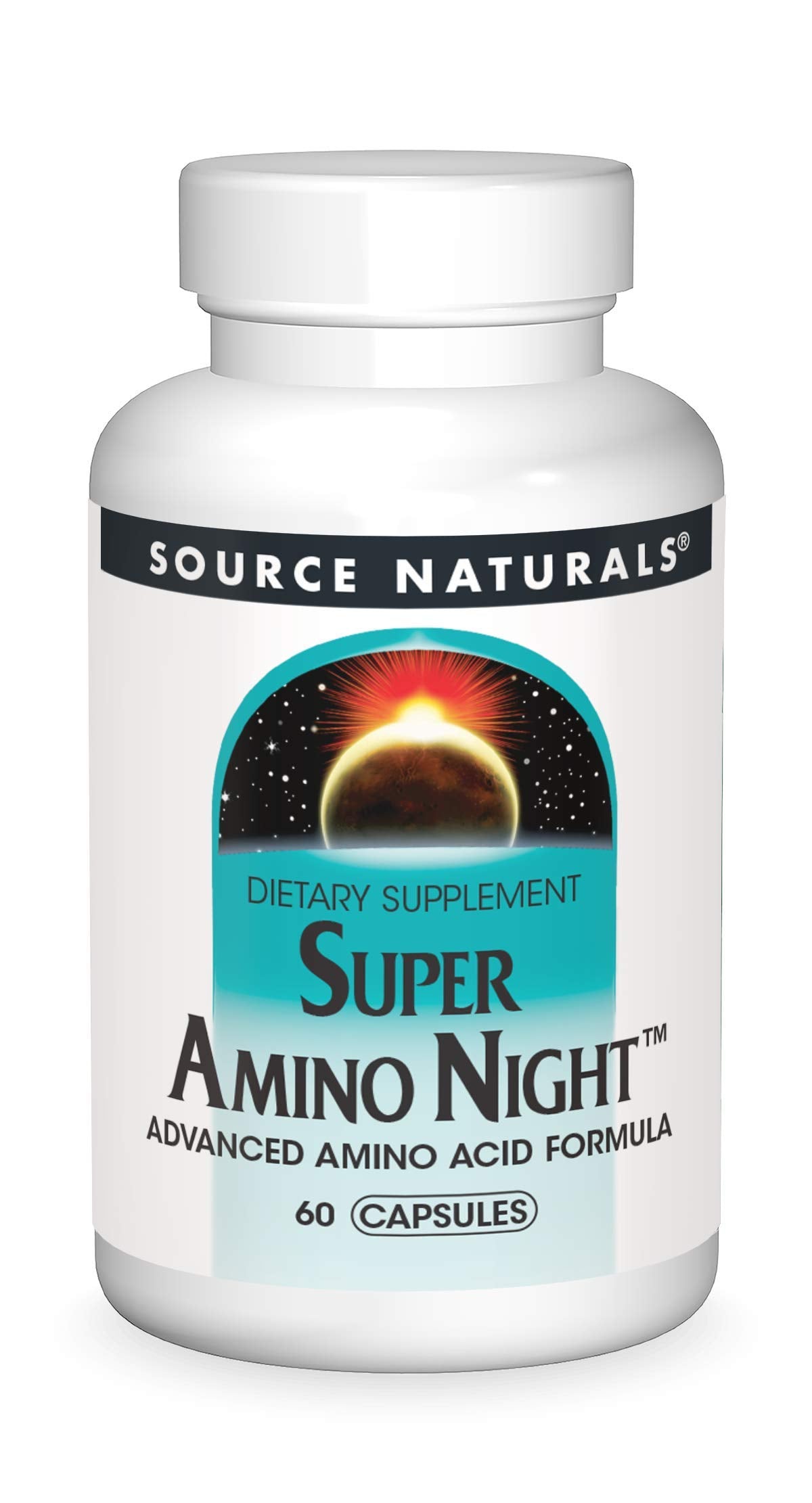 Source Naturals Super Amino Night, 60 Capsules