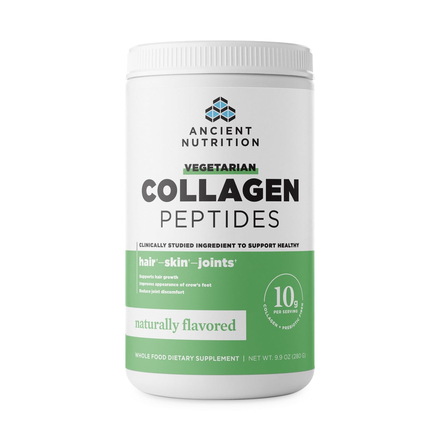 Ancient Nutrition Vegetarian Collagen Peptides Powder 9.9