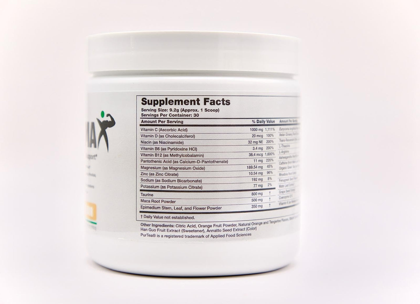 FortaMax Energy and Mood Support Powder, 9.7 Ounces