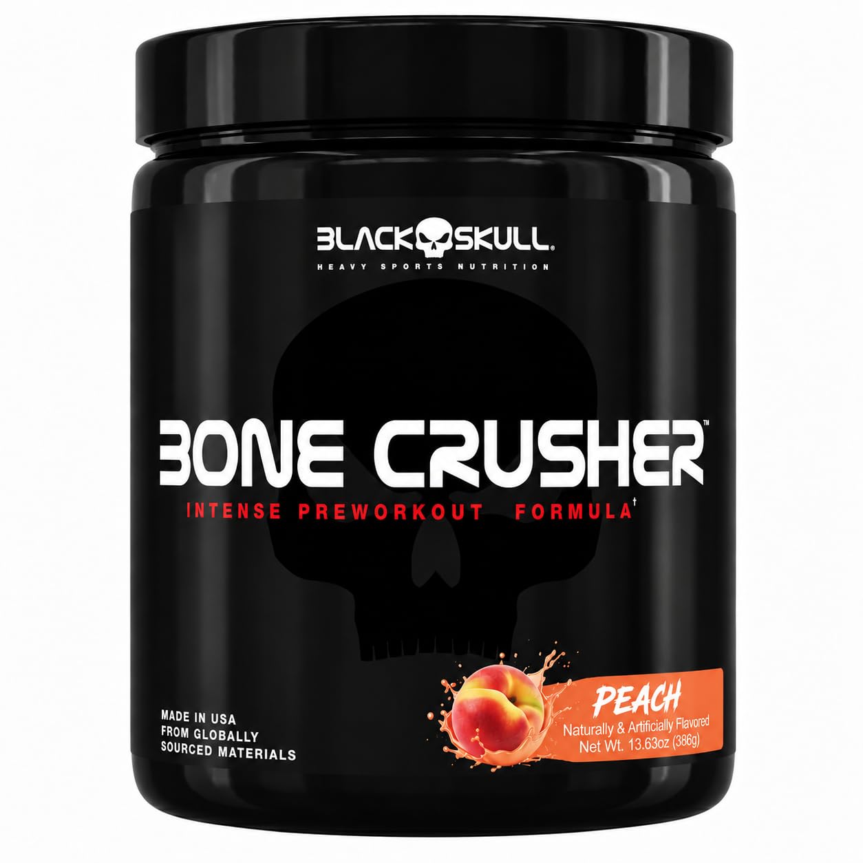 BLACK SKULL Bone Crusher Pre Workout Powder 60 Capsules
