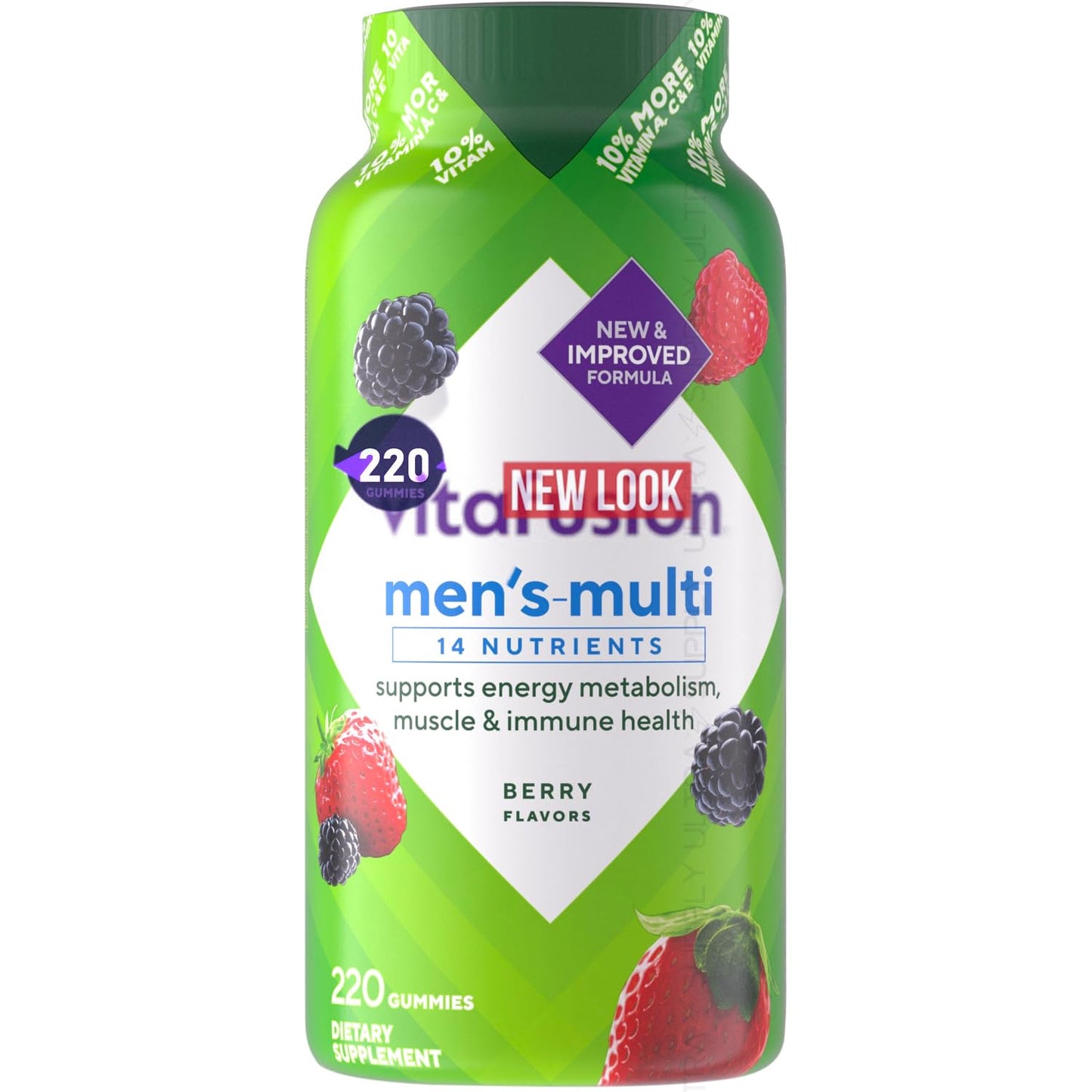 Generic Vita Fusion Men's Multivitamin Gummies 220 Count