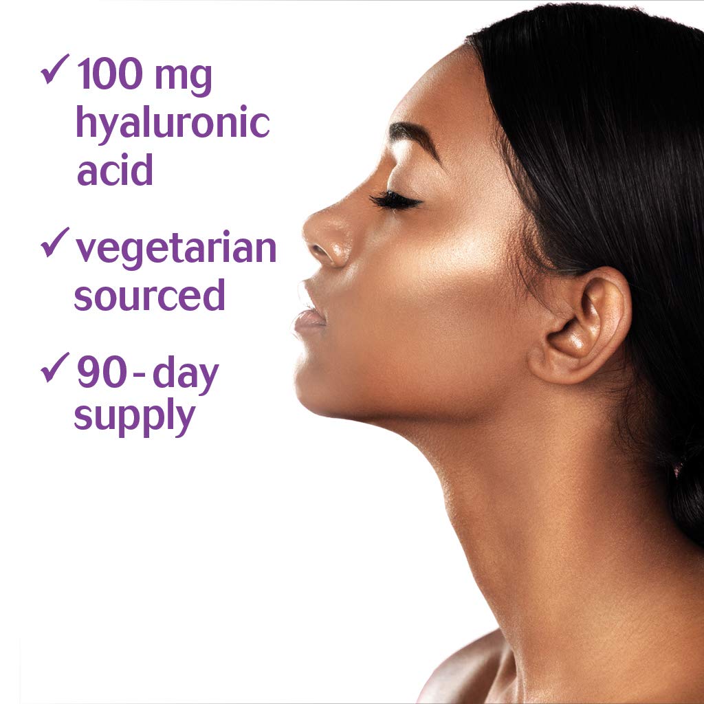 BlueBonnet Beautiful Ally Hyaluronic Acid 100mg Softgels, 90 Count