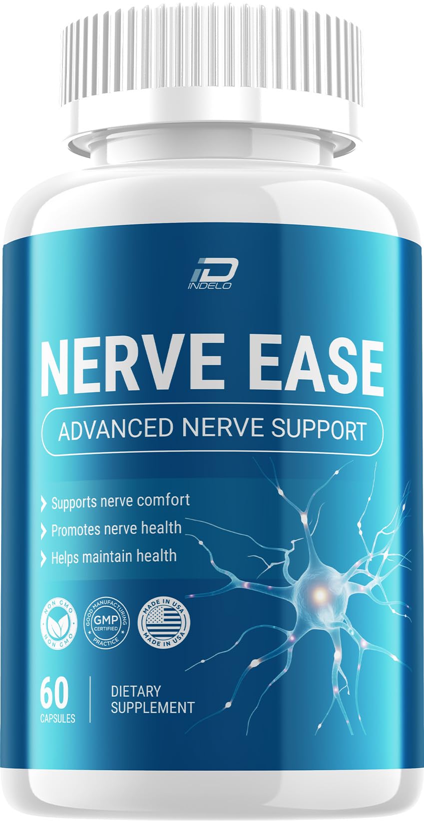 Indelo Nerve Ease Capsule 60 Count