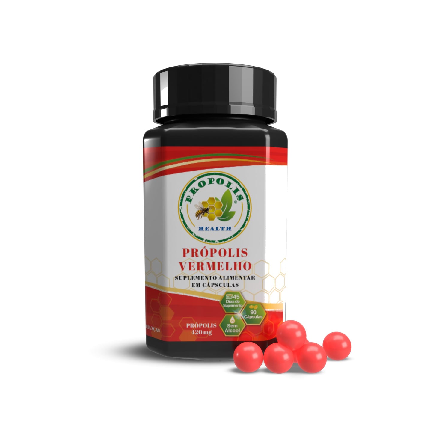 Propolis Health Red Propolis Softgels, 90 Count