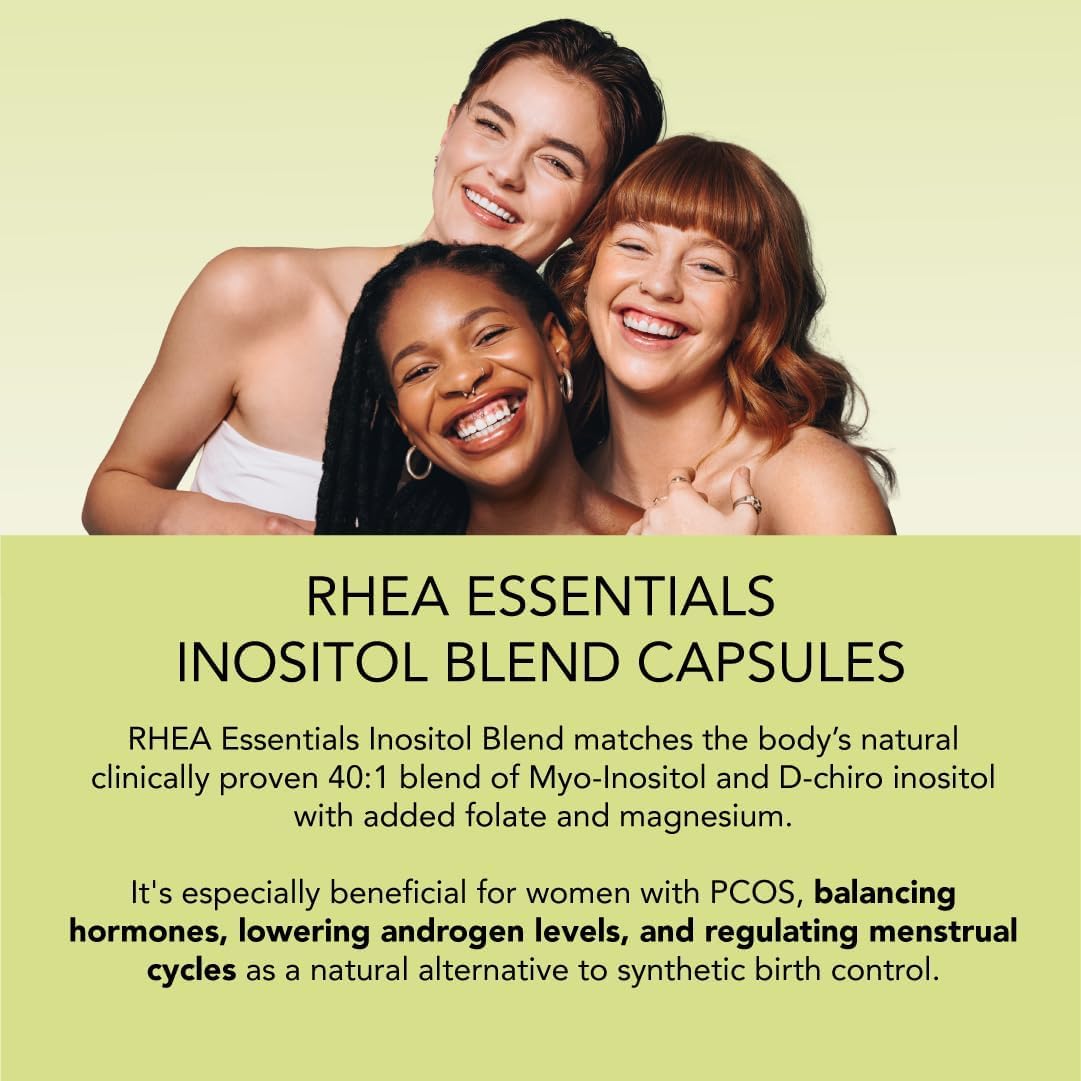 RHEASILVIA Rhea Myo-Inositol & D-Chiro Inositol Capsules, 360 Count