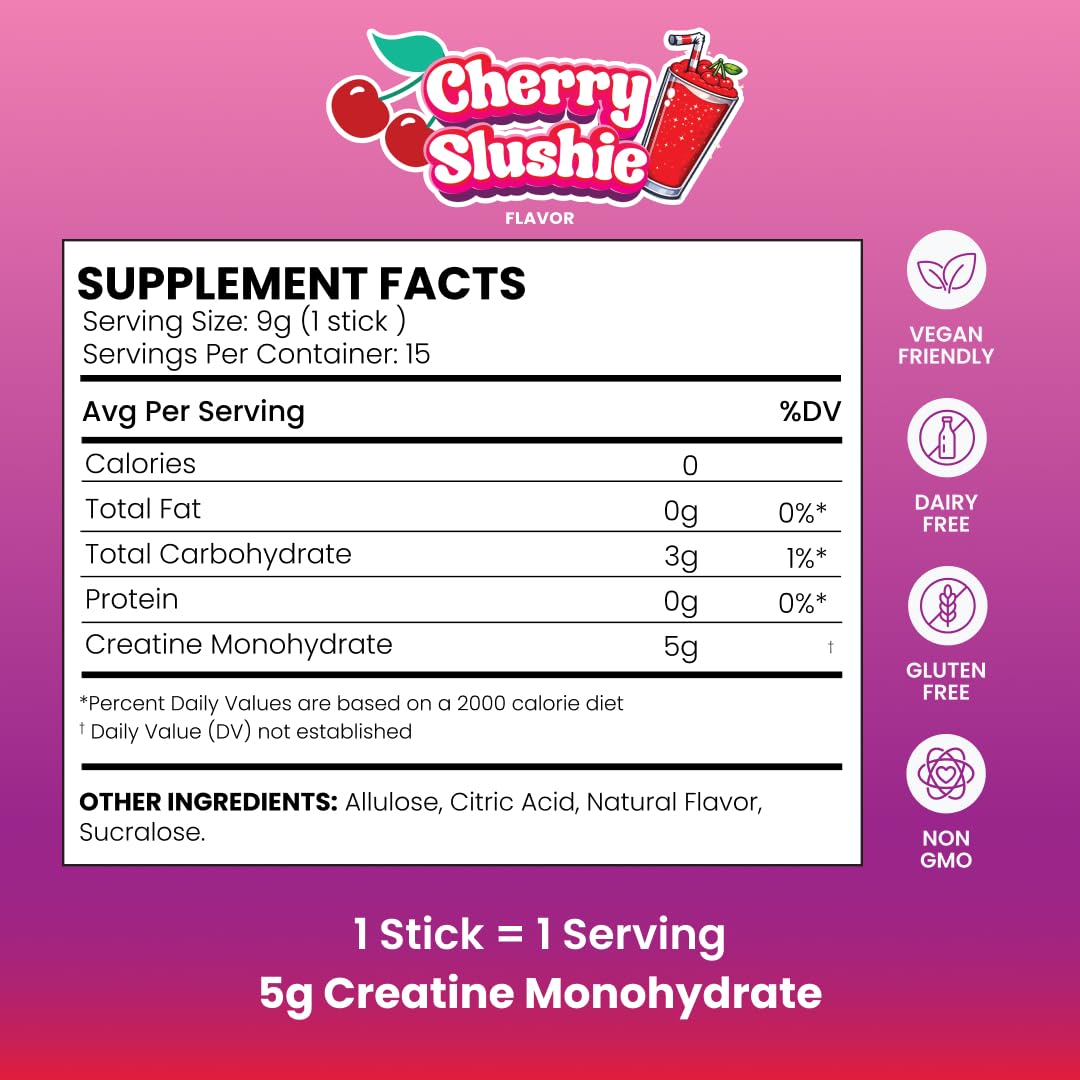 EHP Labs OxyShred Creatine Monohydrate Fizz Sticks Powder 15 Pack