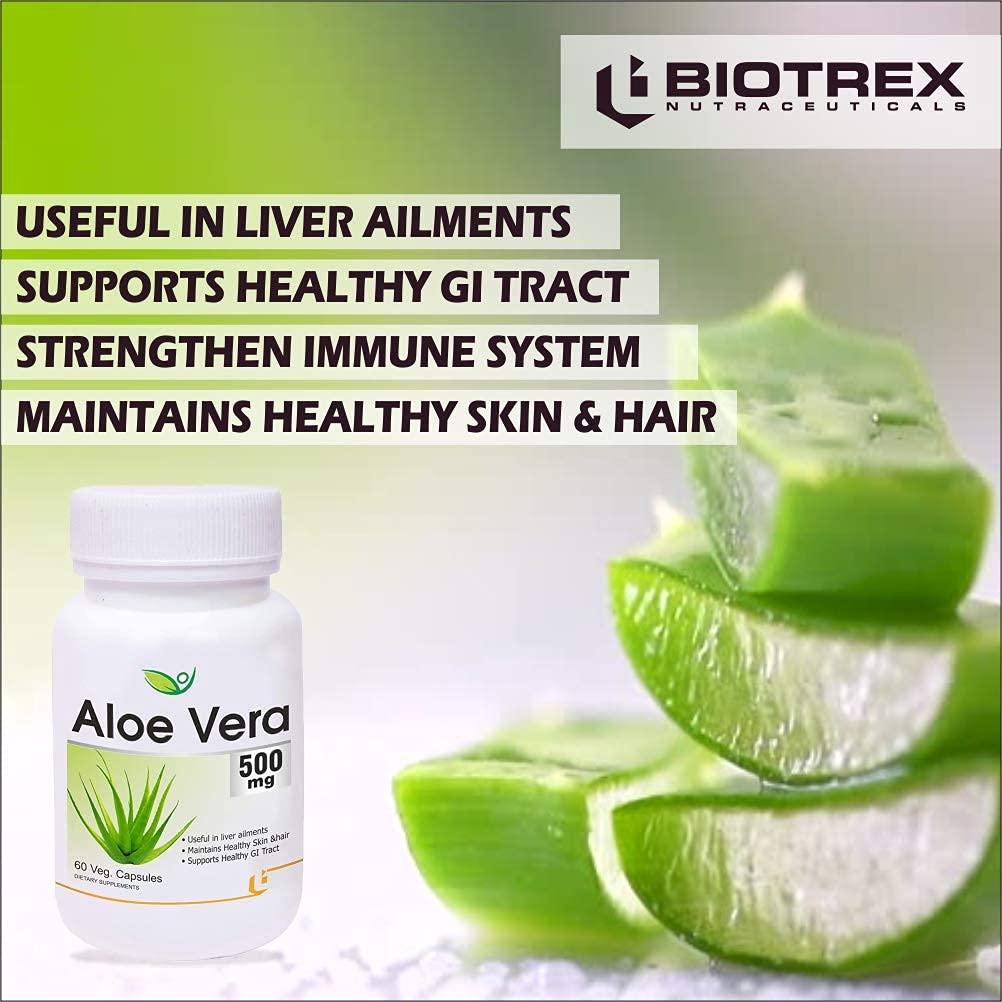 Generic Aloe Vera 500mg Capsule 60 Count