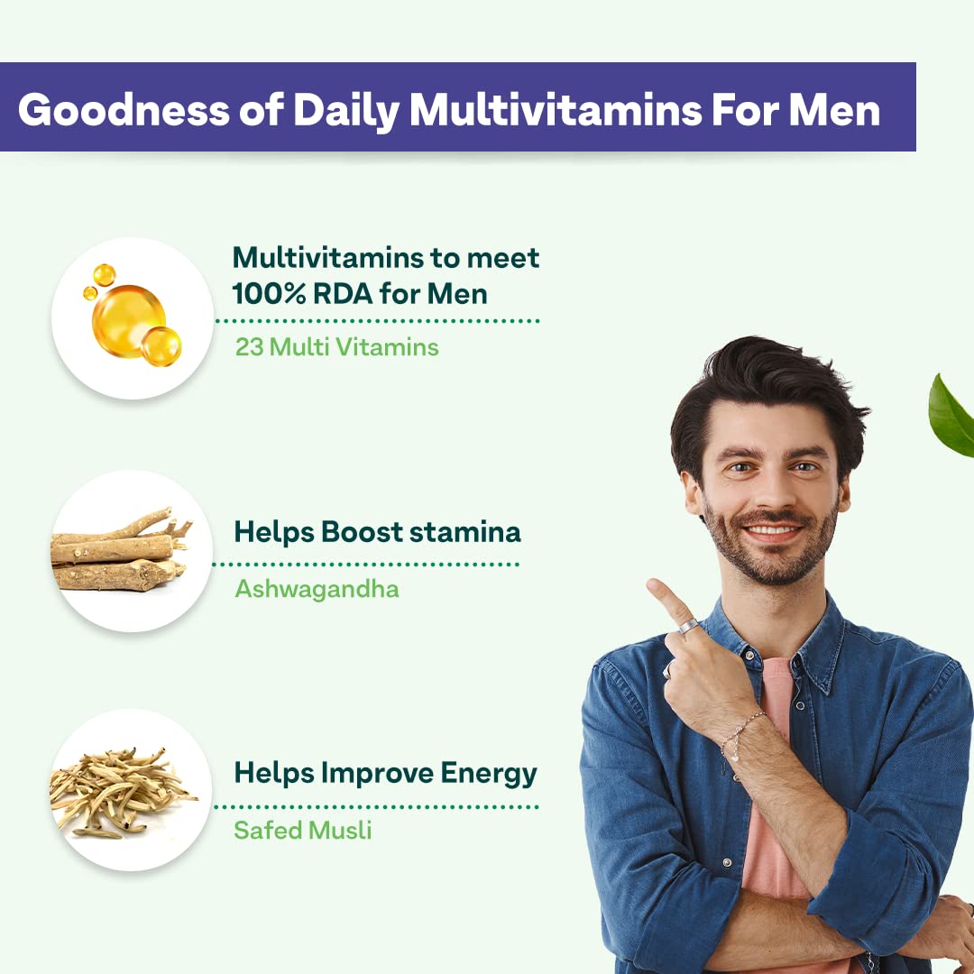 OZIVA Daily Men’s Multivitamins Tablet 60 Count