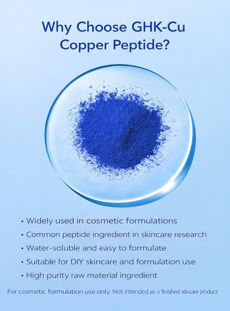 blloocod GHK-Cu Copper Peptide Powder, 1 Gram
