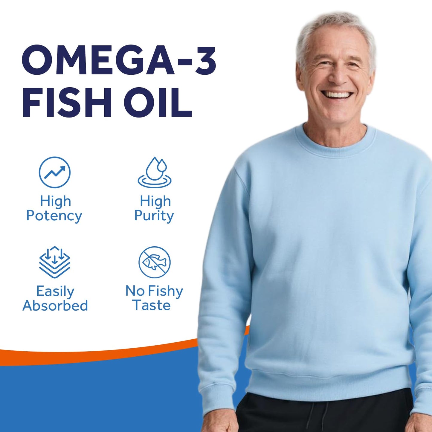 Doctor's Recipes Omega-3 Fish Oil with Vitamin D3 K2 Softgels, 60 Softgels