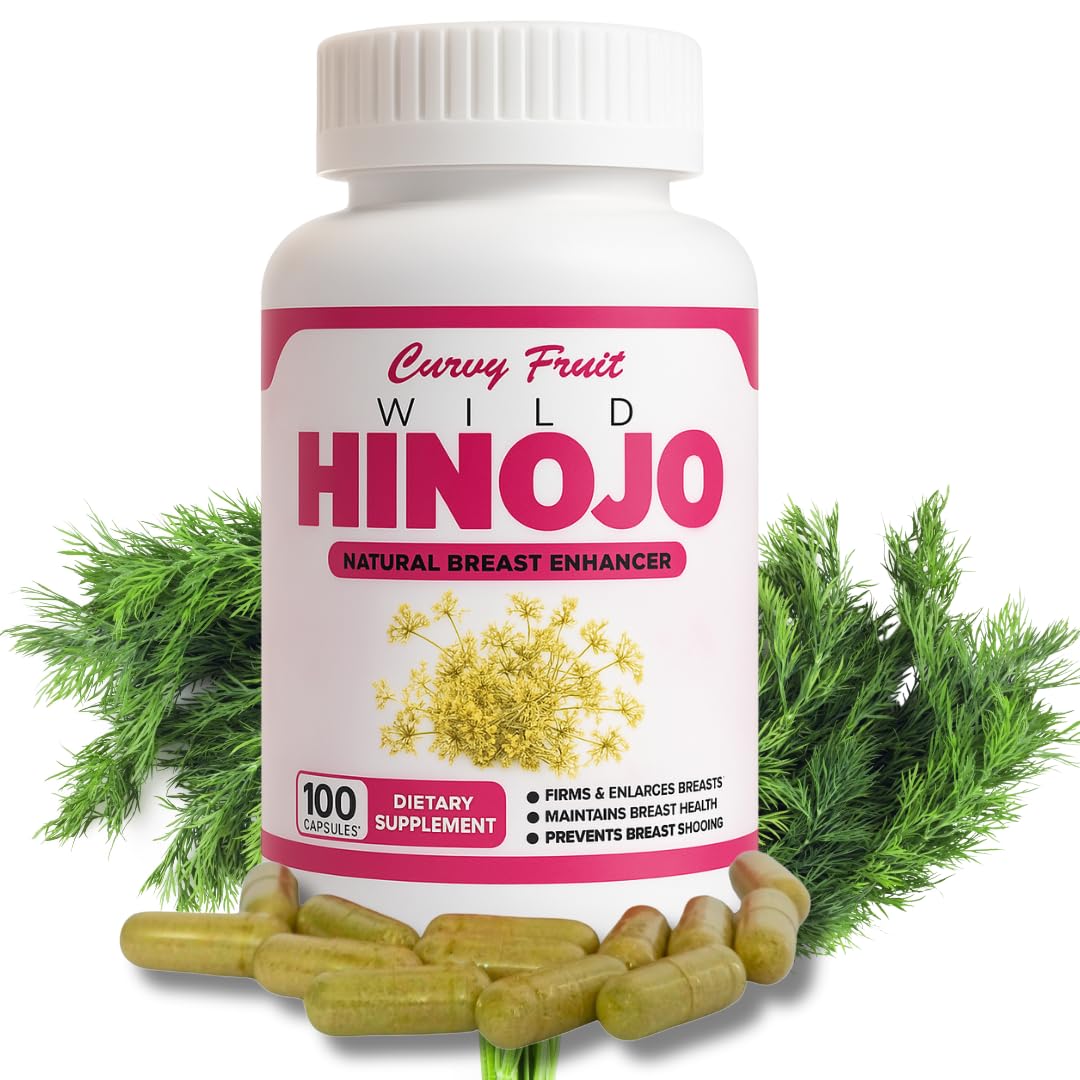 Curvy Fruit Wild Fennel Capsules 550 mg, 100 Count
