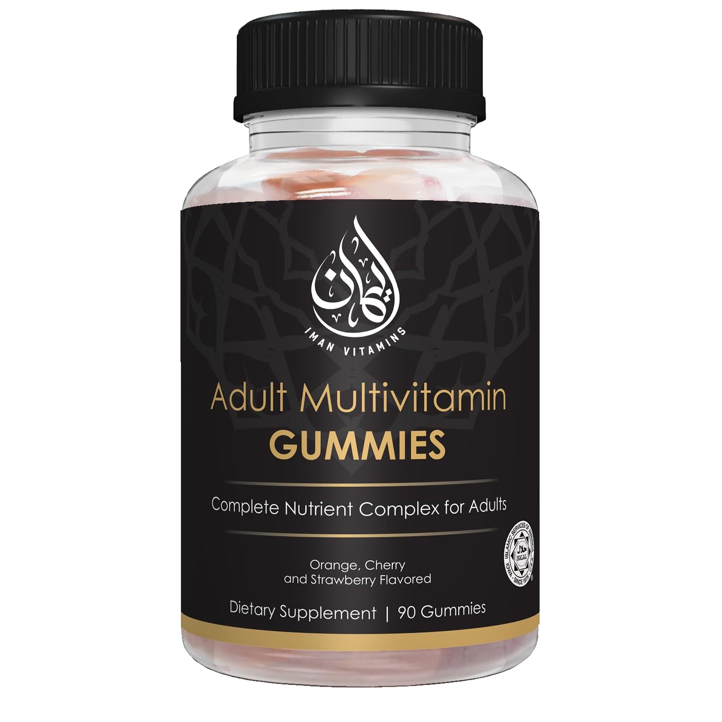 Iman Vitamins Halal Complete Complex Adult Multivitamin Gummies, 90 Count