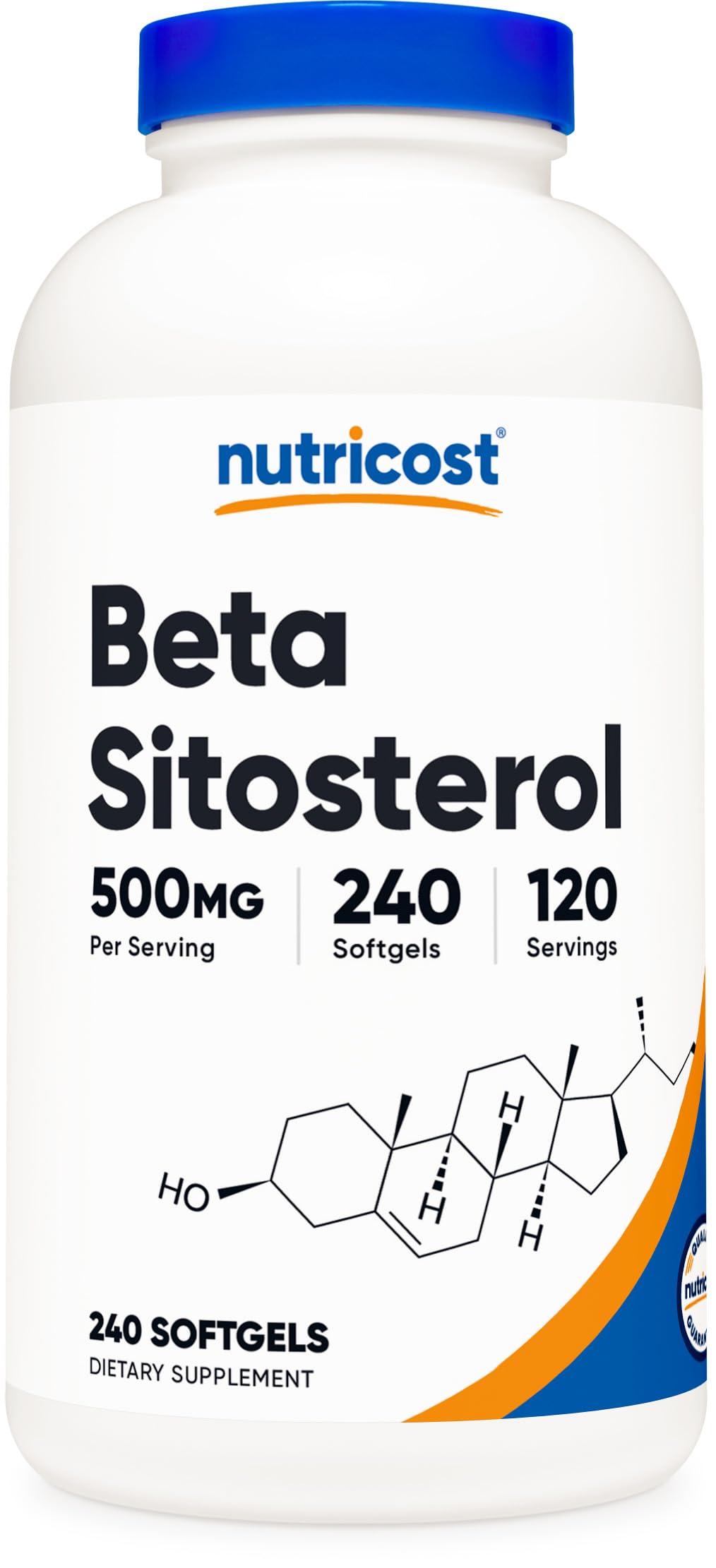 Nutricost Beta Sitosterol Softgels 500mg, 240 Count