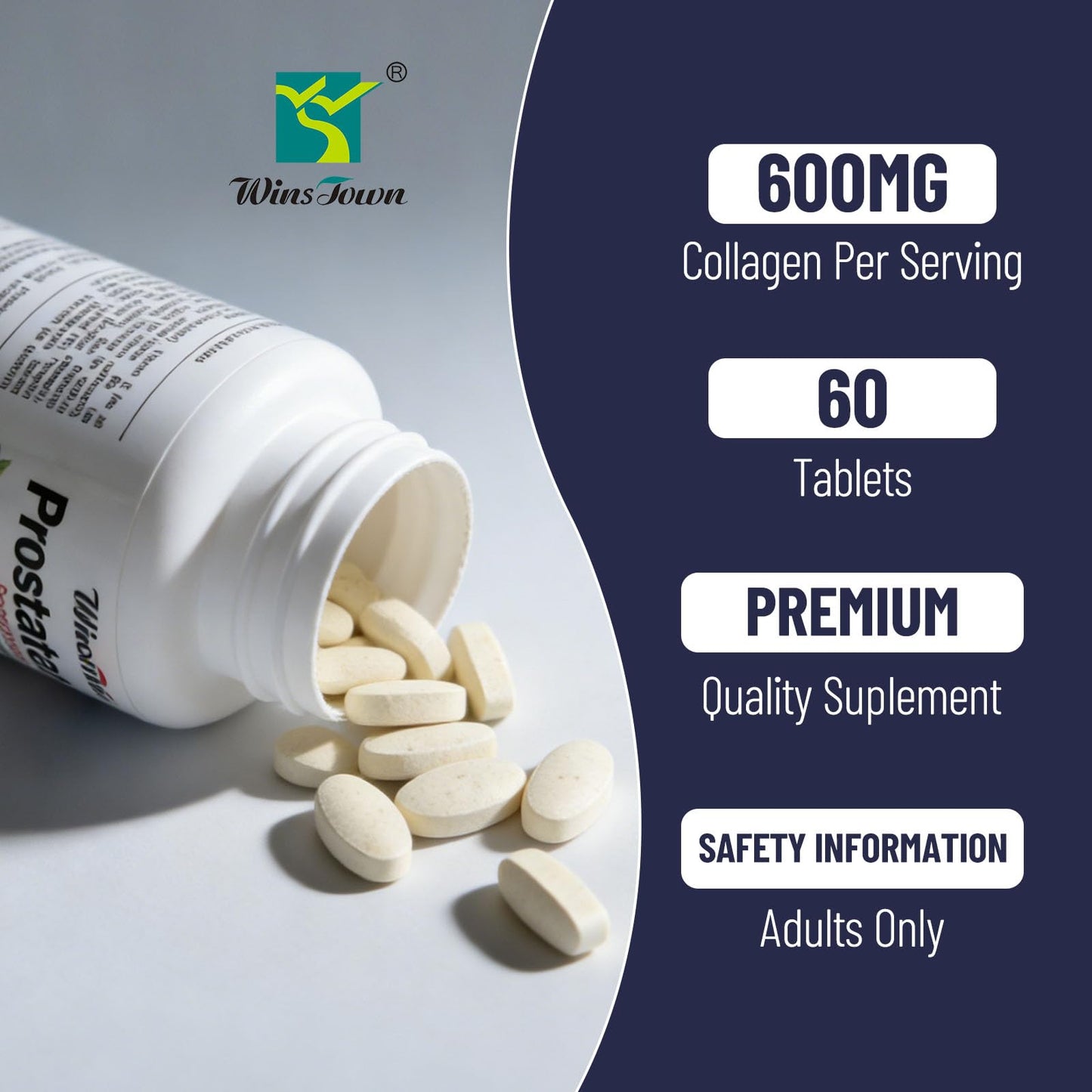 Wins Town Prostate Health, 60 Tablets