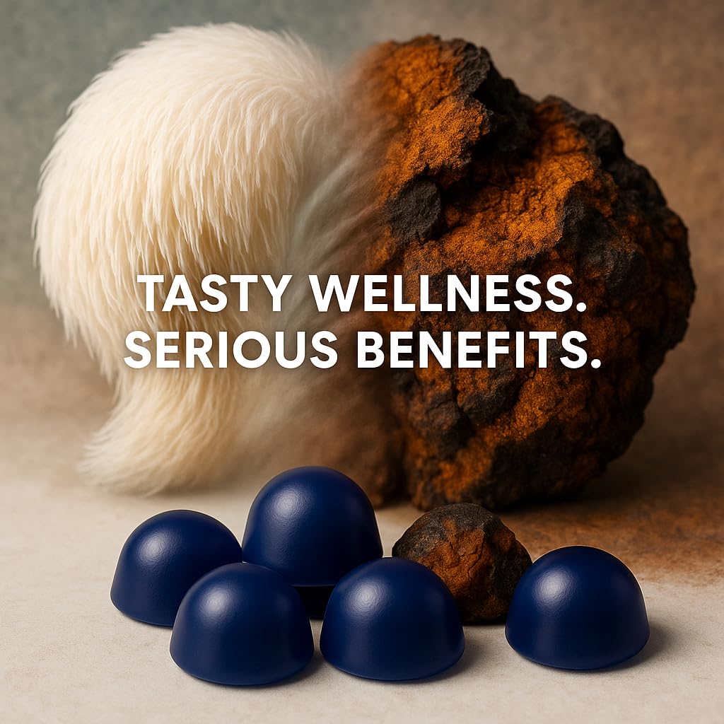 Pacific Rim Mushrooms Lion’s Mane + Chaga Performance Gummies 60 Gummies
