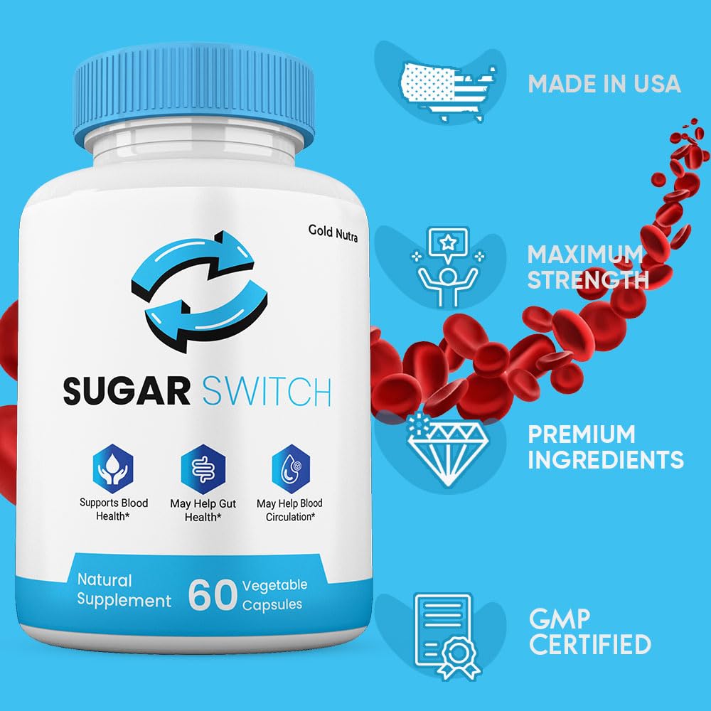 Gold Nutra SugarSwitch Capsules, 2 Capsules