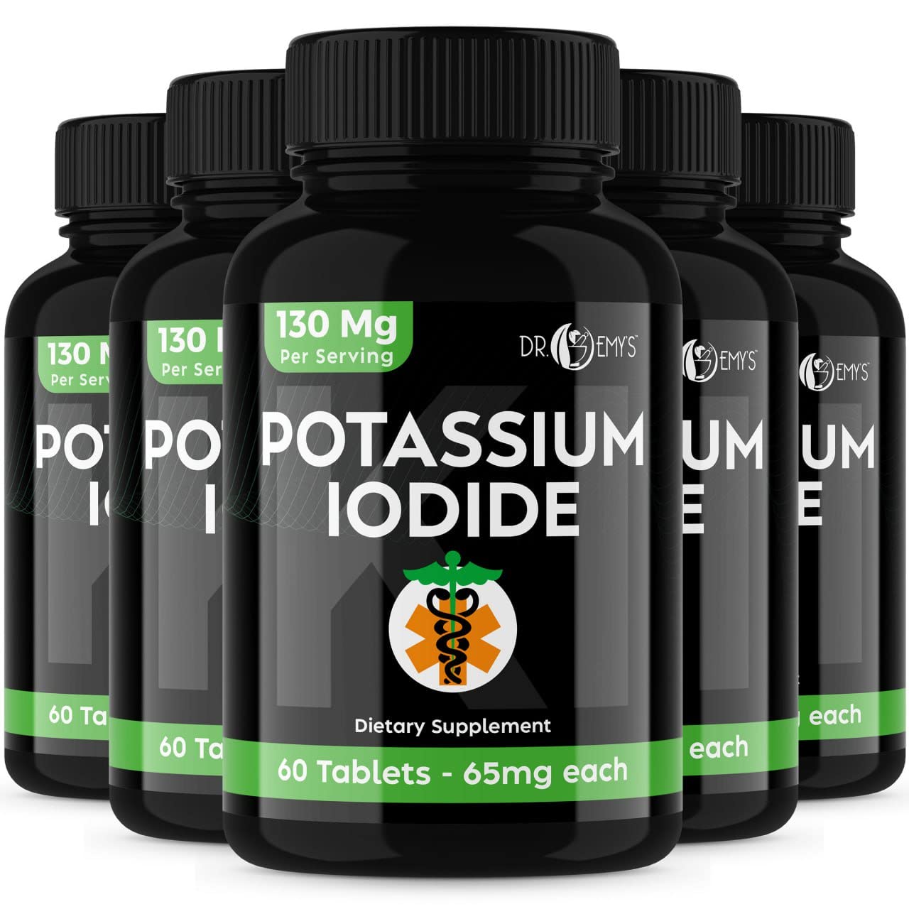 Dr. Emy's Potassium Iodide Tablets 130mg, 300 Tablets