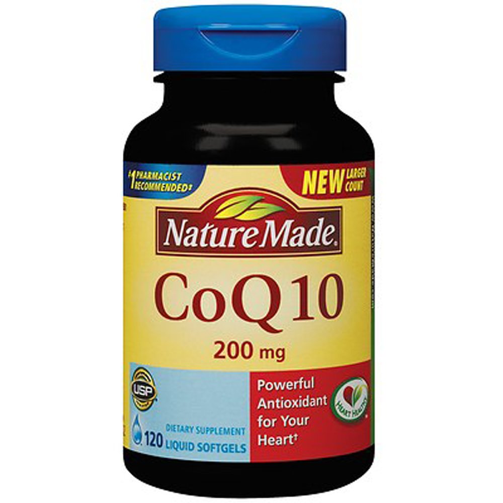 Nature Made CoQ10 200 mg Softgels, 120 Softgels
