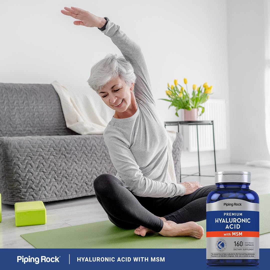 Piping Rock Hyaluronic Acid Supplement 100mg 160 Capsules