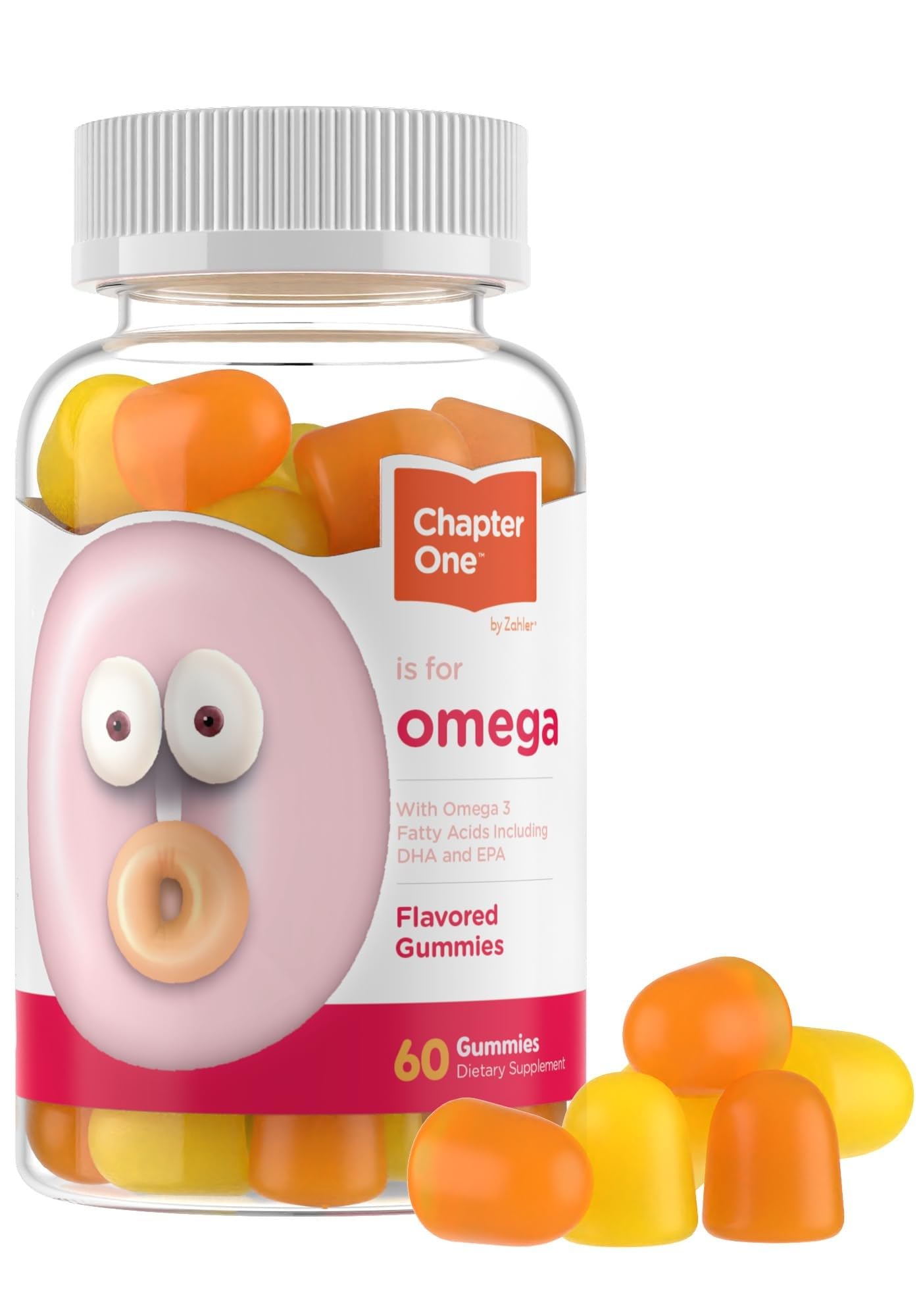 Zahler Chapter One Omega 3 Gummies for Kids 60 Count