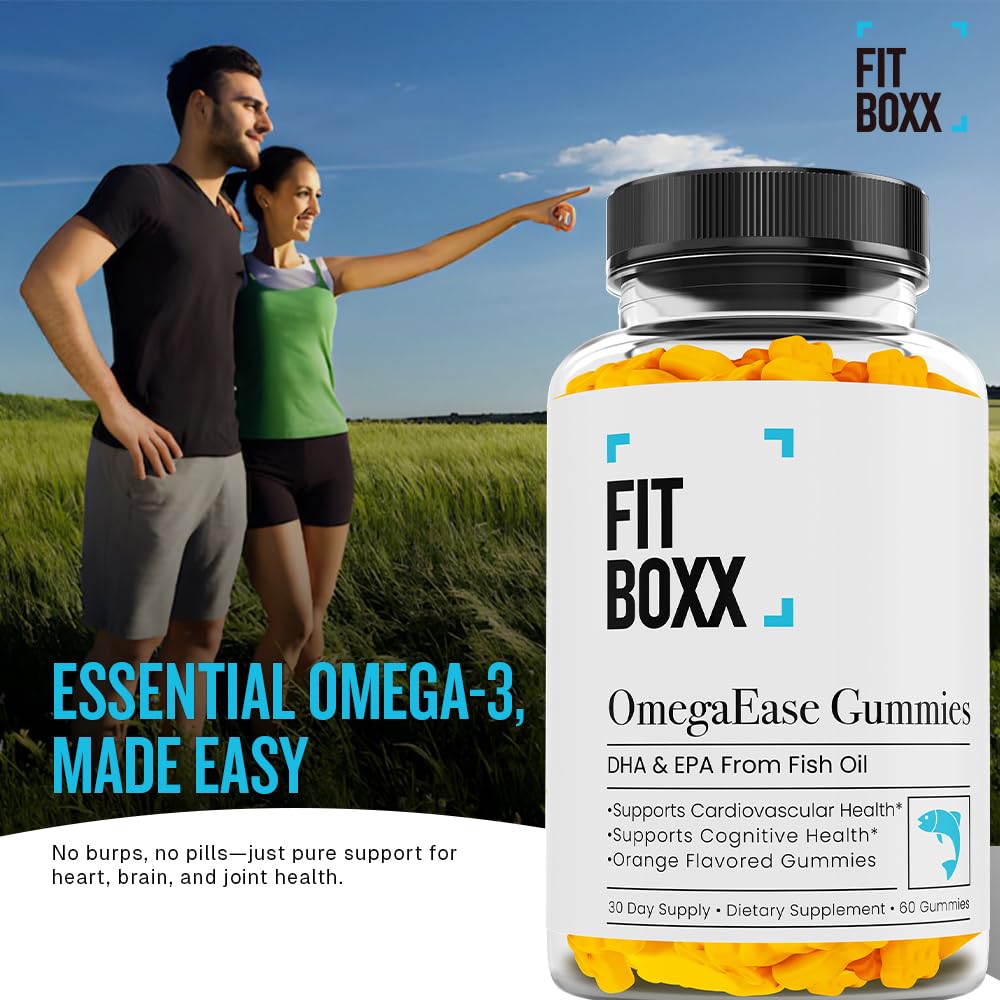 Fit Boxx OmegaEase Omega 3, 60 Capsules