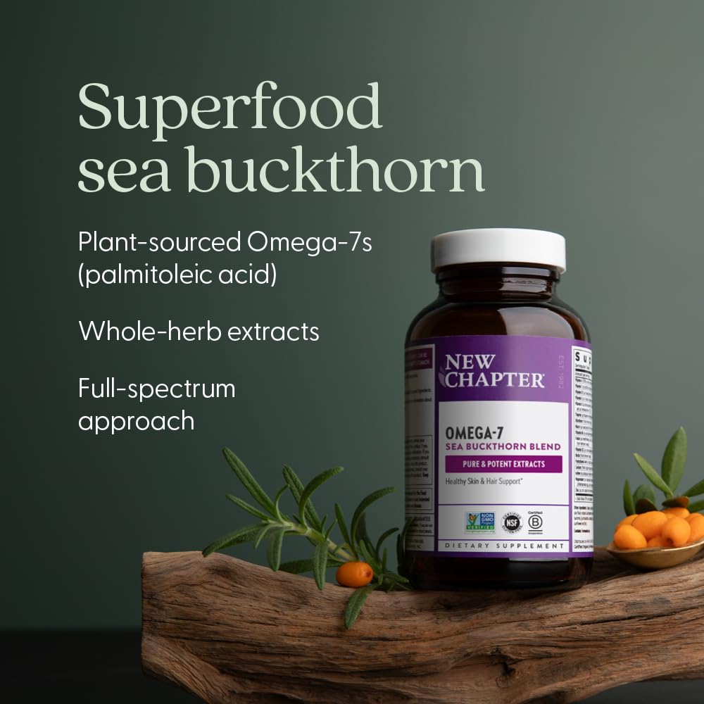 New Chapter Supercritical Omega 7 Supplement Capsule, 60 Count